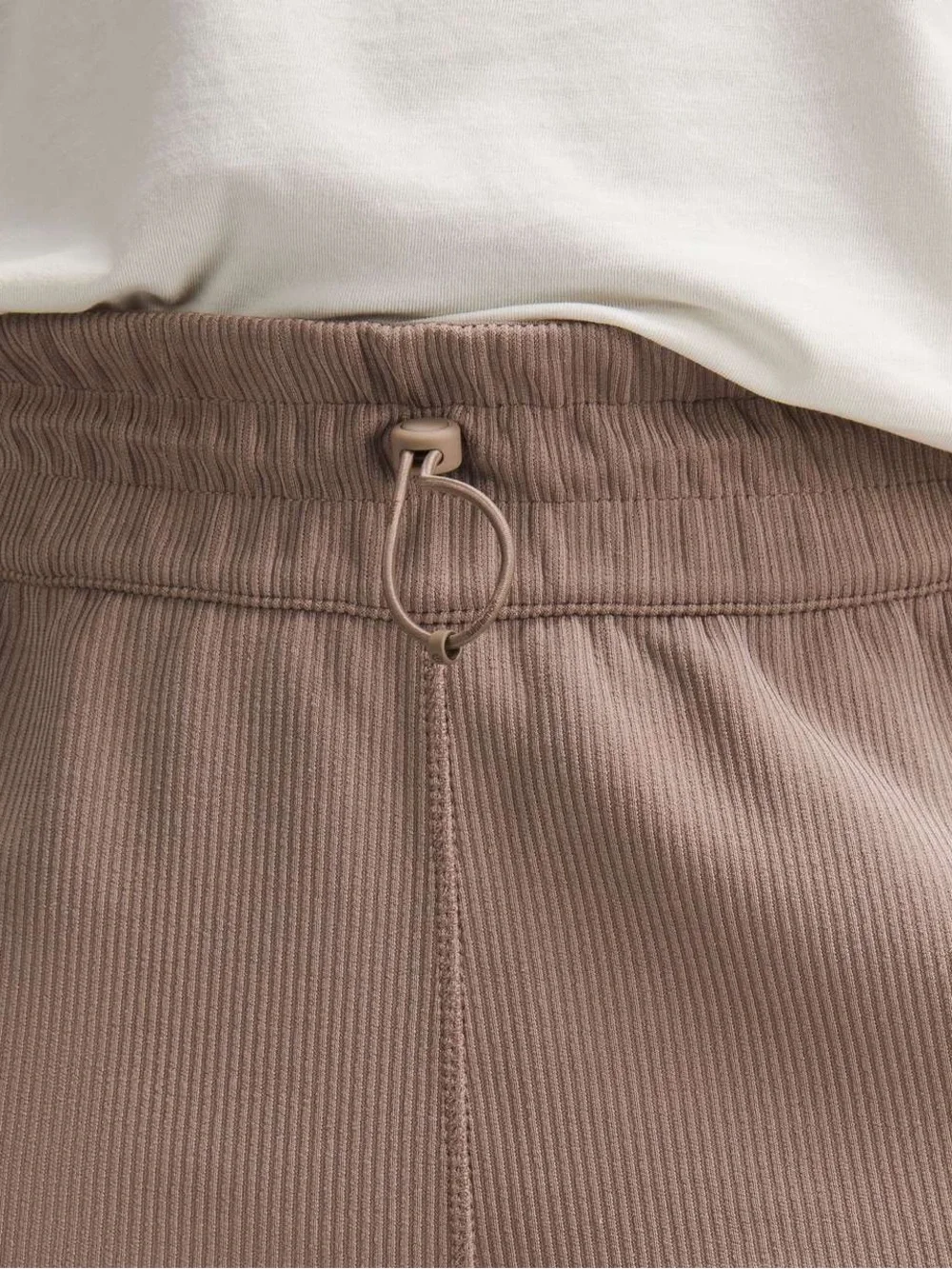 Lululemon Ribbed Softstreme Mid Rise Pant 32” Taupetastic
